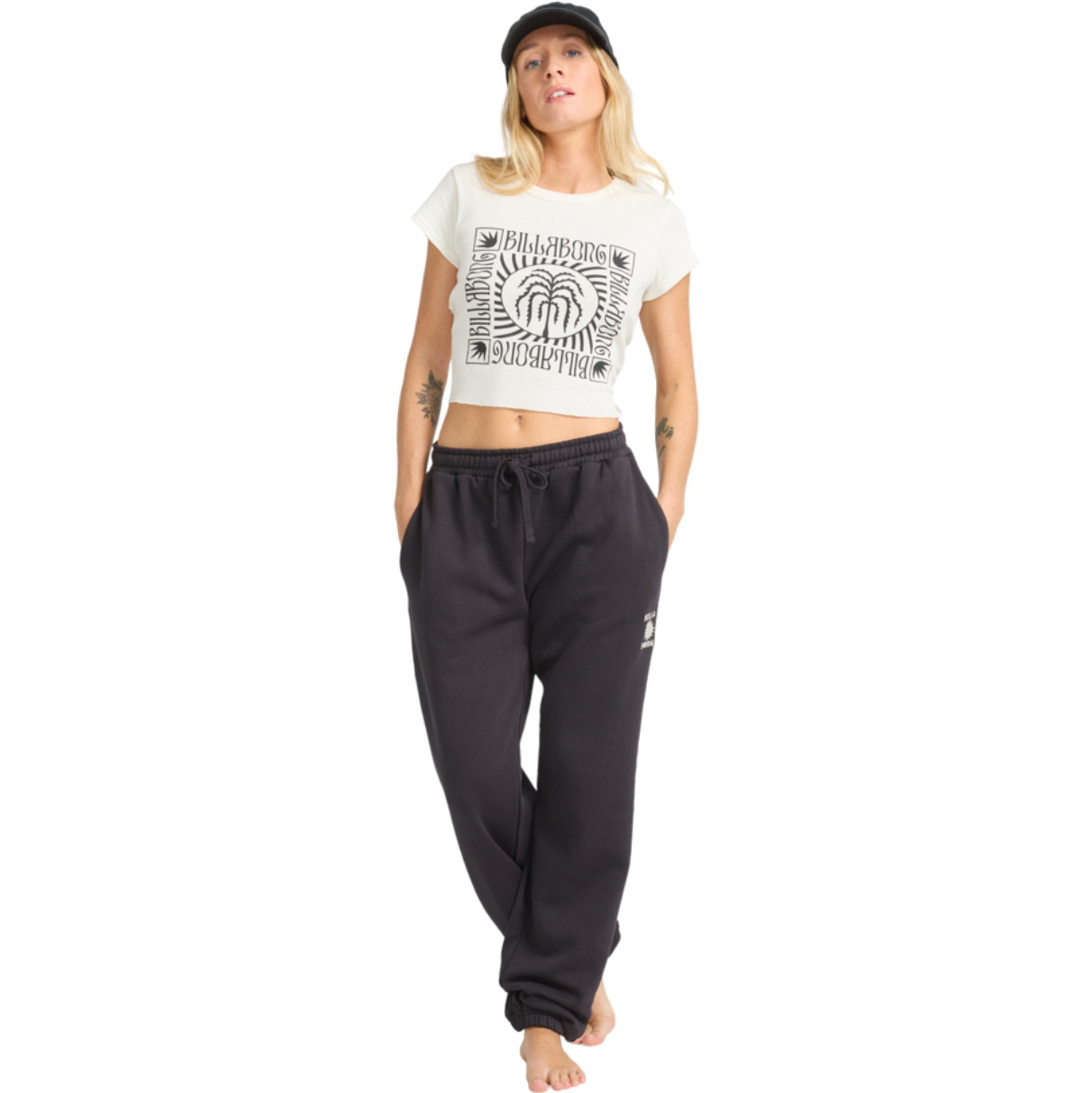 2025 Billabong Femmes Jogger So Sunny EBJFB03003 - Black Pebble